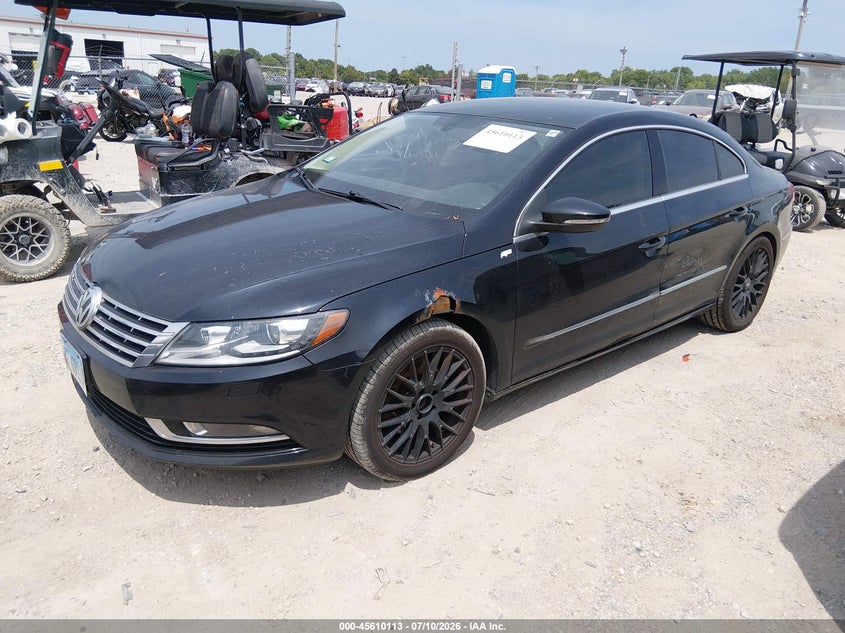 2013 Volkswagen Passat cc VIN WVWBN7AN1DE502909 IAAI salvage auction — NORMAL WEAR, Salvage Title, sold $200 on 2026-07-18 (photo 2)