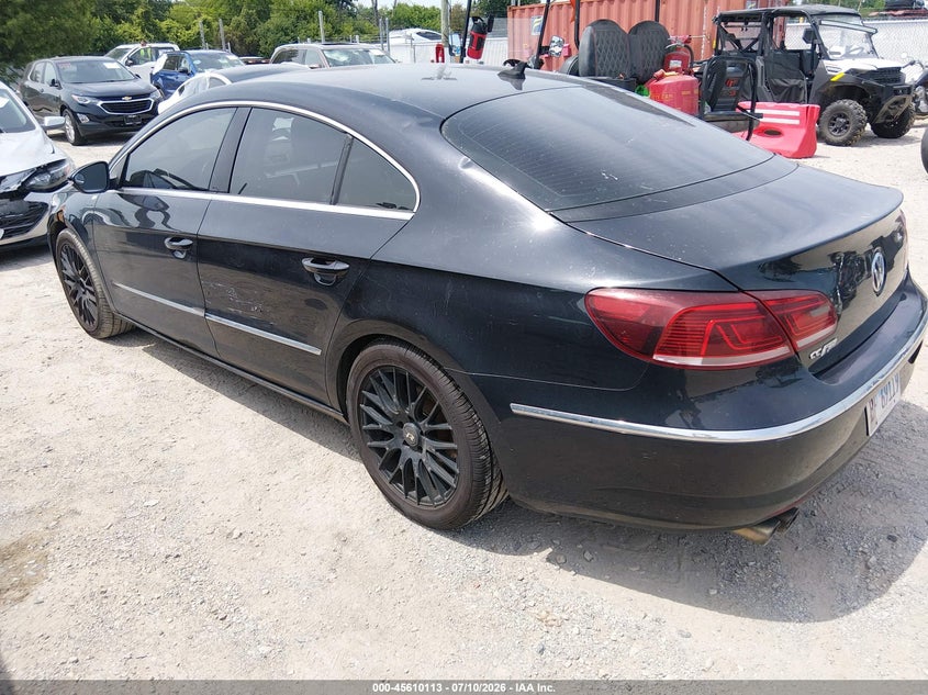 2013 Volkswagen Passat cc VIN WVWBN7AN1DE502909 IAAI salvage auction — NORMAL WEAR, Salvage Title, sold $200 on 2026-07-18 (photo 3)