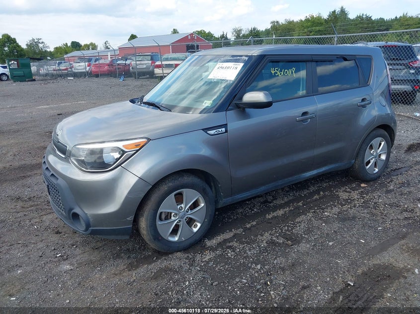 2016 Kia Soul VIN KNDJN2A26G7409025 IAAI salvage auction — UNKNOWN, Salvage Title, sold $1,550 on 2026-07-30 (photo 2)