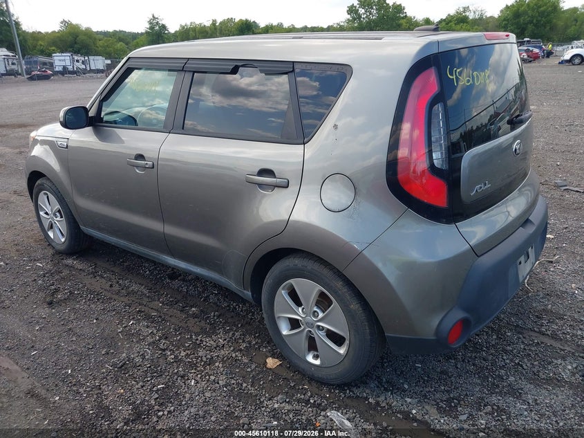 2016 Kia Soul VIN KNDJN2A26G7409025 IAAI salvage auction — UNKNOWN, Salvage Title, sold $1,550 on 2026-07-30 (photo 3)