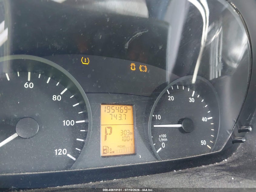 2012 Mercedes-benz Sprinter VIN WD3PE8CC9C5630864 IAAI salvage auction — UNKNOWN, Salvage Title, sold $2,950 on 2026-07-30 (photo 7)
