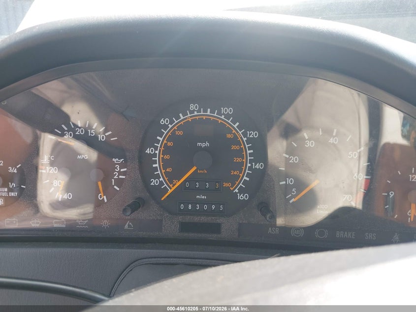 1991 Mercedes-benz 500 VIN WDBFA66E3MF036036 IAAI salvage auction — NORMAL WEAR, Clear (New York), sold $975 on 2026-07-28 (photo 7)