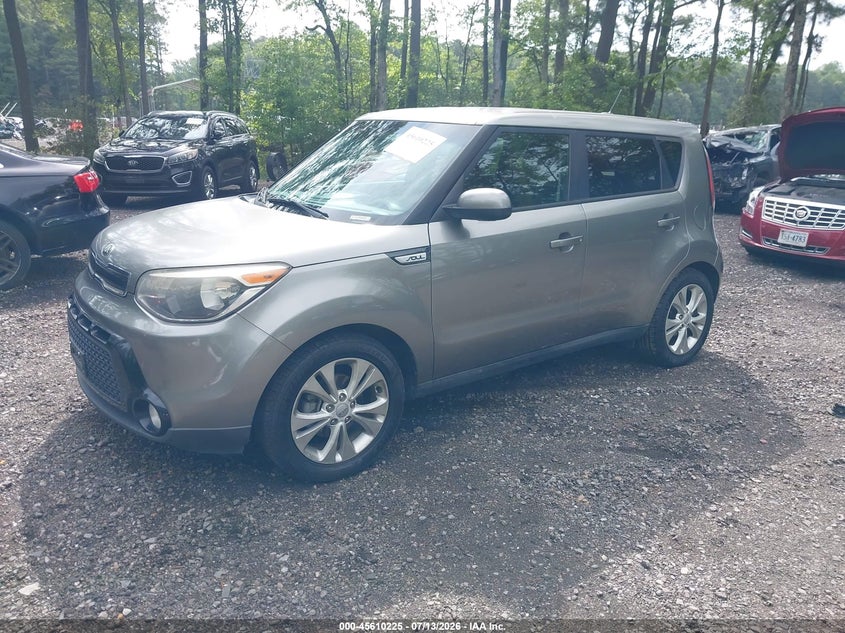 2016 Kia Soul VIN KNDJP3A58G7259560 IAAI salvage auction — NORMAL WEAR, Clear (Virginia), sold $1,550 on 2026-07-28 (photo 2)
