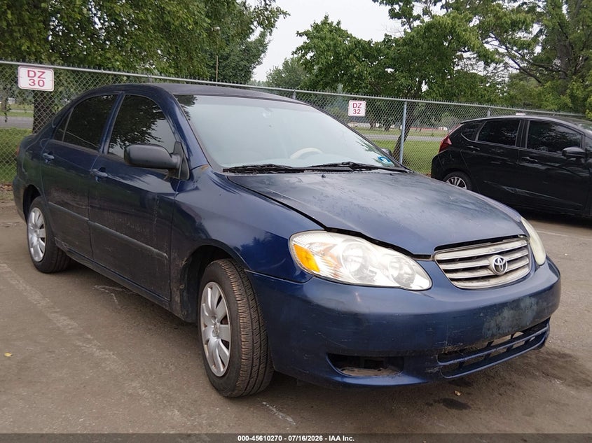2003 Toyota Corolla VIN JTDBR32E830010742 IAAI salvage auction — NORMAL WEAR, Clear (New Jersey), sold $550 on 2026-07-30 (photo 1)