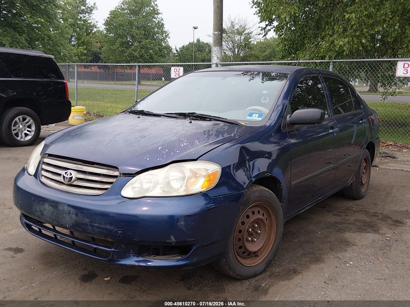 2003 Toyota Corolla VIN JTDBR32E830010742 IAAI salvage auction — NORMAL WEAR, Clear (New Jersey), sold $550 on 2026-07-30 (photo 2)