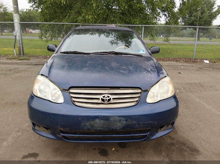 2003 Toyota Corolla VIN JTDBR32E830010742 IAAI salvage auction — NORMAL WEAR, Clear (New Jersey), sold $550 on 2026-07-30 (photo 6)