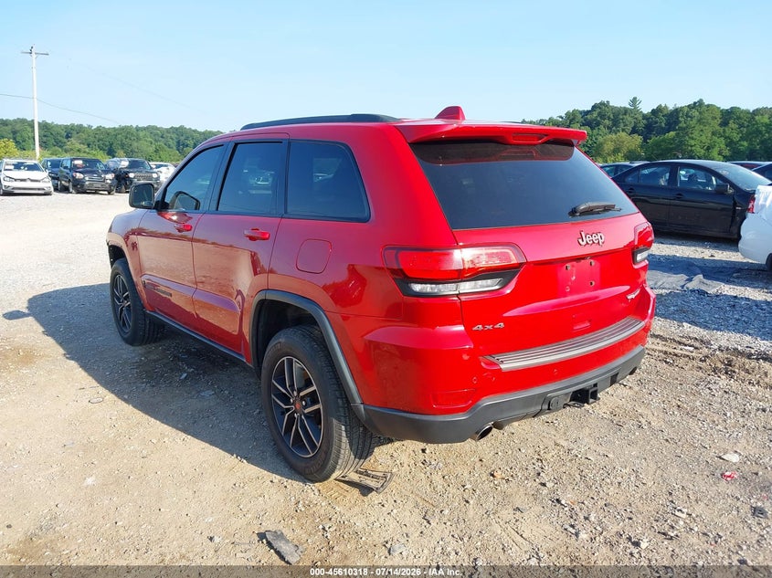 2017 Jeep Grand cherokee VIN 1C4RJFLG1HC645234 IAAI salvage auction — FRONT END, Salvage Title, sold $4,950 on 2026-08-23 (photo 3)