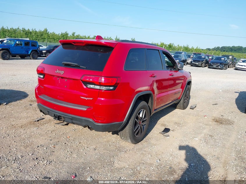 2017 Jeep Grand cherokee VIN 1C4RJFLG1HC645234 IAAI salvage auction — FRONT END, Salvage Title, sold $4,950 on 2026-08-23 (photo 4)