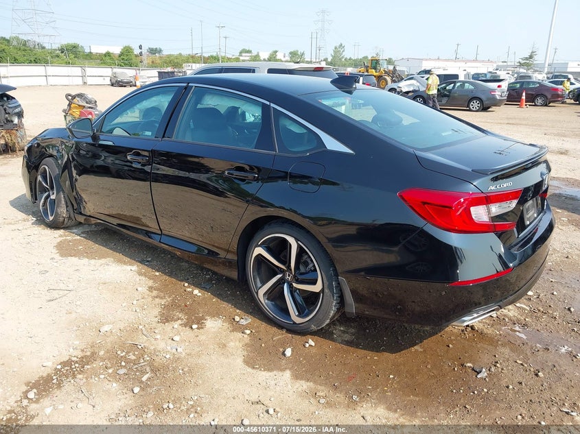 2022 Honda Accord VIN 1HGCV2F3XNA004409 IAAI salvage auction — SIDE, Salvage (Ohio), sold $7,300 on 2026-07-31 (photo 3)