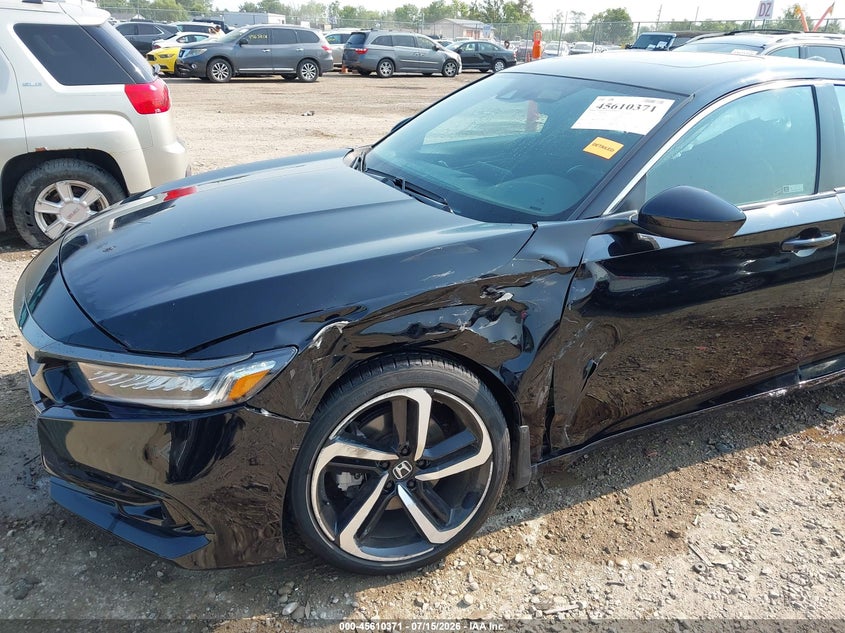2022 Honda Accord VIN 1HGCV2F3XNA004409 IAAI salvage auction — SIDE, Salvage (Ohio), sold $10,600 on 2026-07-31 (photo 6)