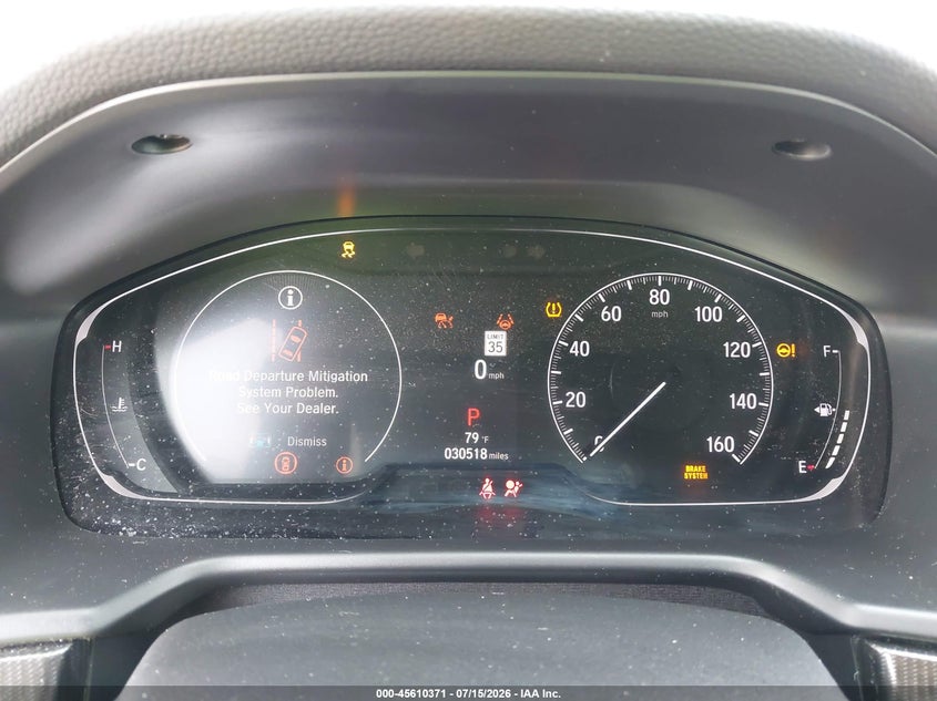 2022 Honda Accord VIN 1HGCV2F3XNA004409 IAAI salvage auction — SIDE, Salvage (Ohio), sold $7,300 on 2026-07-31 (photo 7)