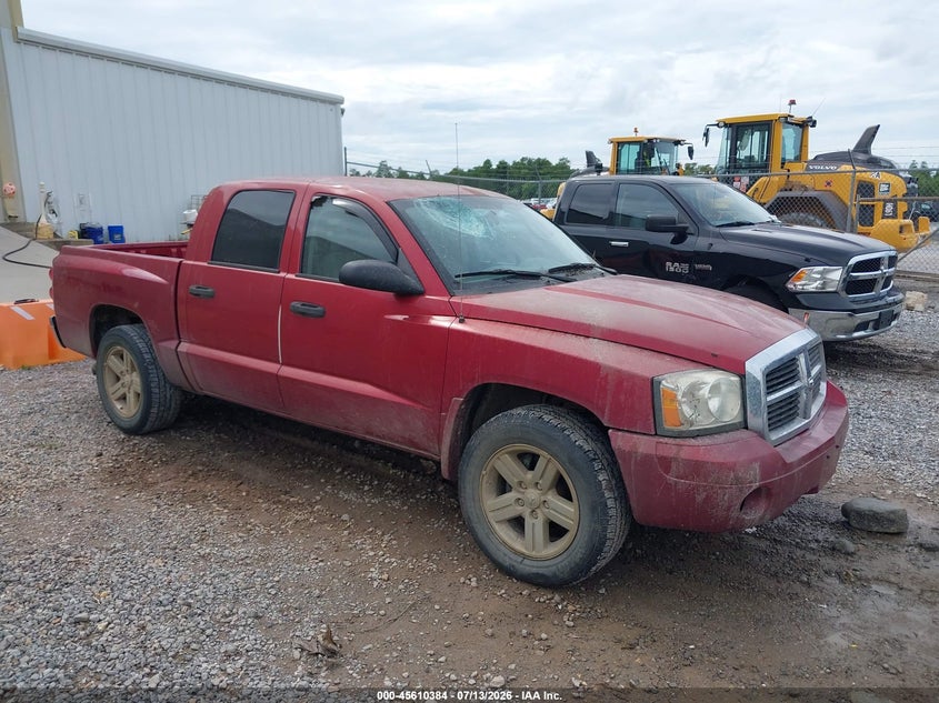 2007 Dodge Dakota VIN 1D7HE48K87S136396 IAAI salvage auction — ROOF, Salvage (Mississippi), sold $400 on 2026-08-07 (photo 1)