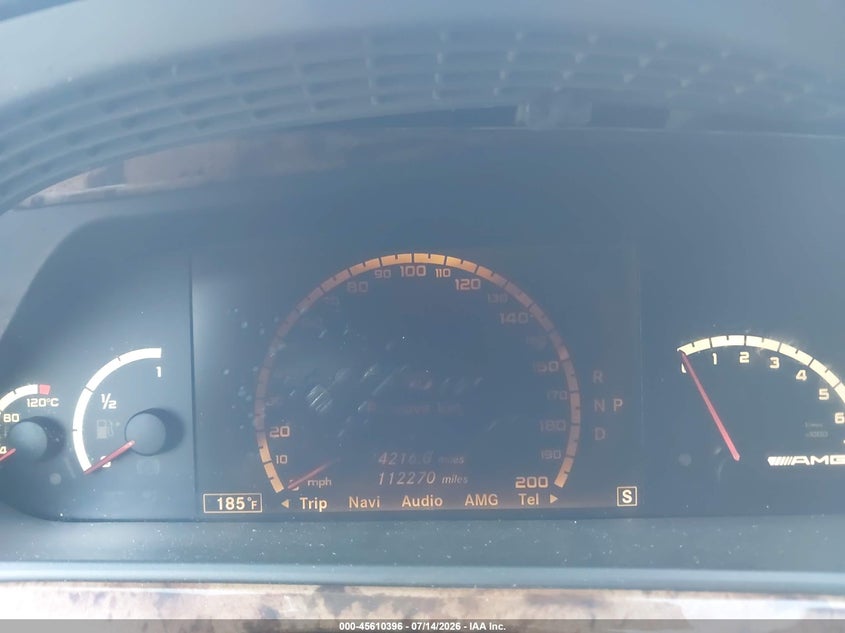 2008 Mercedes-benz S class VIN WDDNG77X58A181153 IAAI salvage auction — FRONT END, Clear (Florida), sold $2,150 on 2026-07-28 (photo 7)
