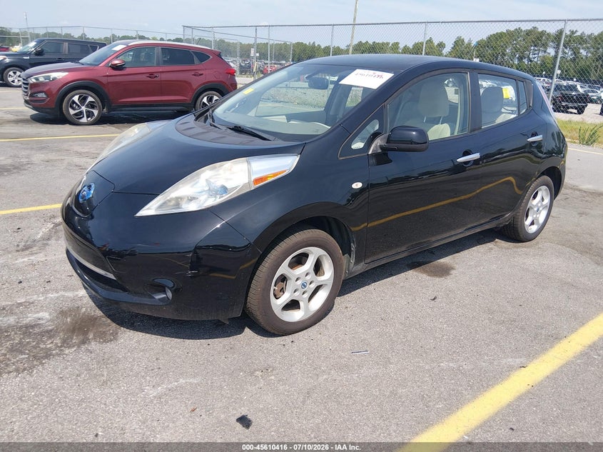 2012 Nissan Leaf VIN JN1AZ0CP2CT018475 IAAI salvage auction — NORMAL WEAR, Clear (South Carolina), sold $1,400 on 2026-08-01 (photo 2)