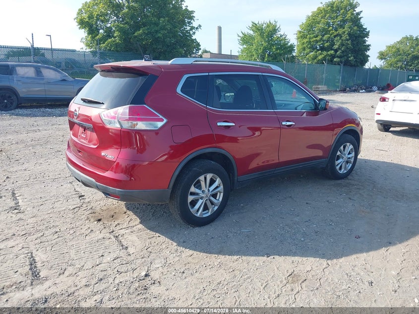 2016 Nissan Rogue VIN KNMAT2MV8GP676064 IAAI salvage auction — FRONT END, Salvage (Pennsylvania), sold $1,050 on 2026-07-24 (photo 4)