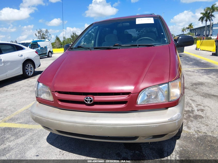 2000 Toyota Sienna VIN 4T3ZF13C8YU197573 IAAI salvage auction — NORMAL WEAR, Clear (Florida), sold $2,900 on 2026-08-02 (photo 6)