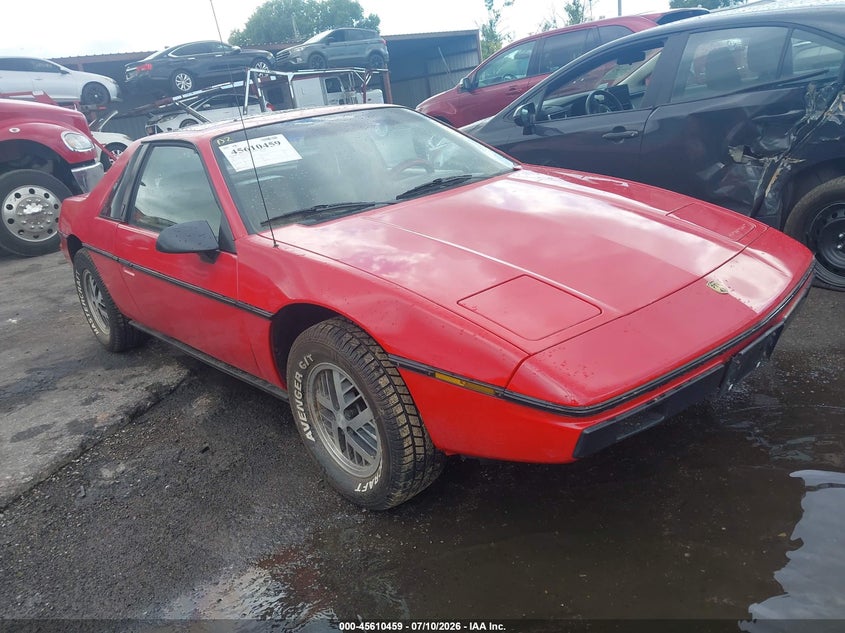 1985 Pontiac Fiero VIN 1G2PF3797FP254392 IAAI salvage auction — NORMAL WEAR, Clear (Missouri), sold $275 on 2026-07-22 (photo 1)