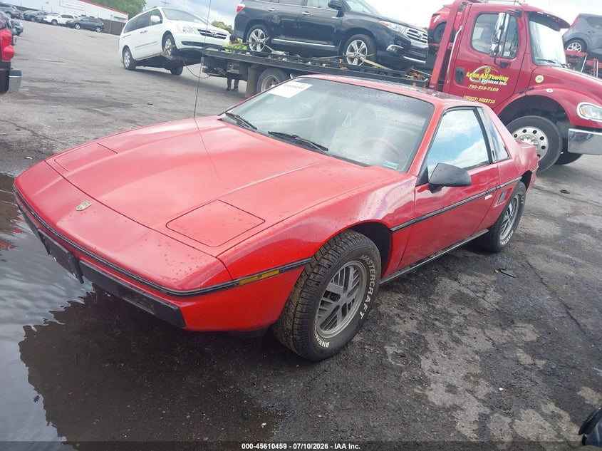 1985 Pontiac Fiero VIN 1G2PF3797FP254392 IAAI salvage auction — NORMAL WEAR, Clear (Missouri), sold $275 on 2026-07-22 (photo 2)