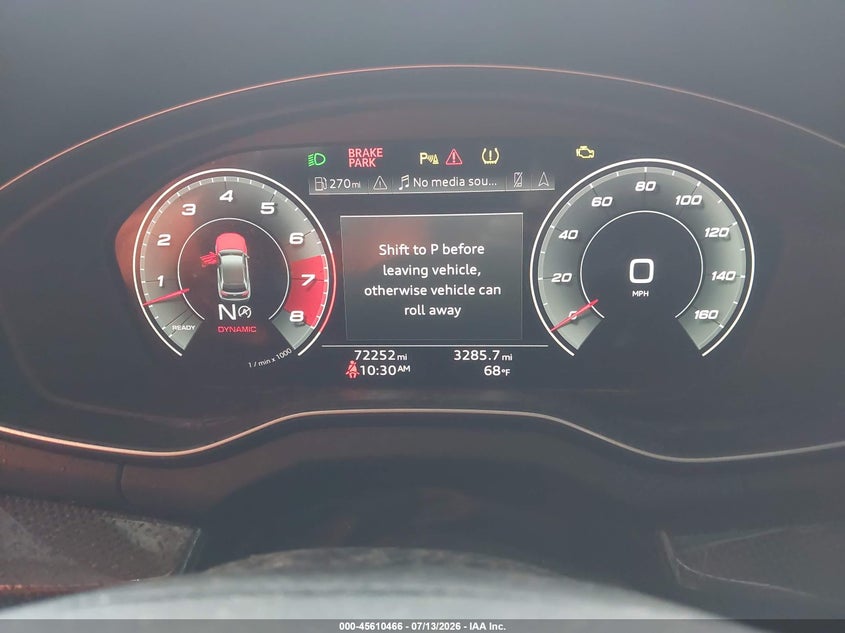 2022 Audi Sq5 sportback VIN WA124AFYXN2042665 IAAI salvage auction — FRONT END, Salvage Title, sold $12,600 on 2026-08-18 (photo 7)