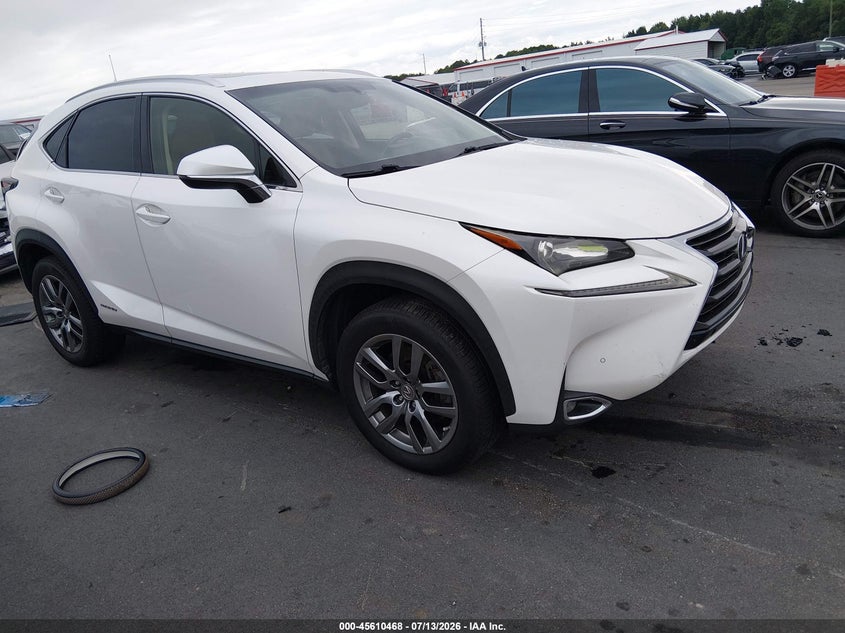 2016 Lexus Nx VIN JTJBJRBZ1G2038628 IAAI salvage auction — LEFT SIDE, Salvage (North Carolina), sold $5,100 on 2026-07-29 (photo 1)