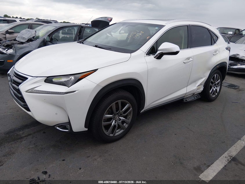 2016 Lexus Nx VIN JTJBJRBZ1G2038628 IAAI salvage auction — LEFT SIDE, Salvage (North Carolina), sold $5,100 on 2026-07-29 (photo 2)