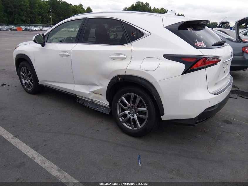 2016 Lexus Nx VIN JTJBJRBZ1G2038628 IAAI salvage auction — LEFT SIDE, Salvage (North Carolina), sold $5,100 on 2026-07-29 (photo 3)