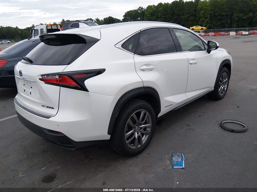 2016 Lexus Nx VIN JTJBJRBZ1G2038628 IAAI salvage auction — LEFT SIDE, Salvage (North Carolina), sold $5,100 on 2026-07-29 (photo 4)