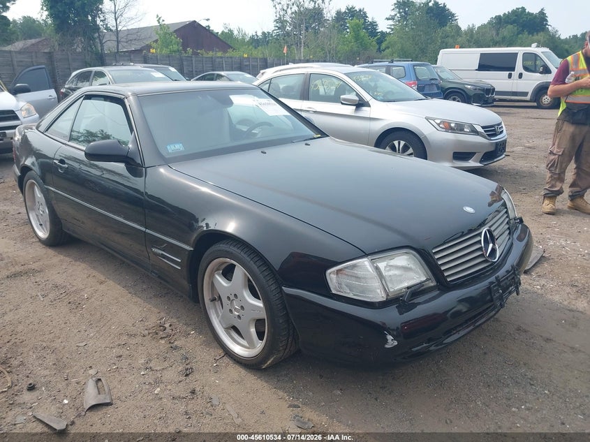 1999 Mercedes-benz Sl-class VIN WDBFA68F1XF187483 IAAI salvage auction — NORMAL WEAR, Clear (Massachusetts), sold $4,550 on 2026-07-17 (photo 1)