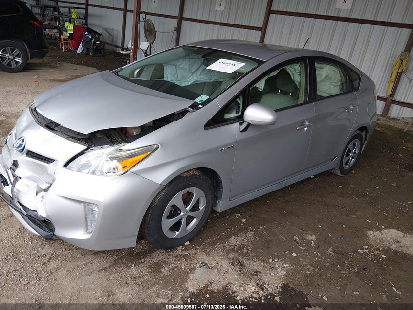 2014 Toyota Prius VIN JTDKN3DU3E1760773 IAAI salvage auction — NORMAL WEAR, Clear (Louisiana), sold $825 on 2026-07-29 (photo 2)
