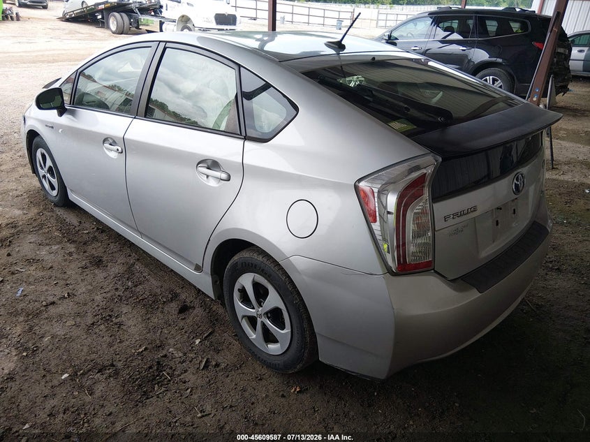 2014 Toyota Prius VIN JTDKN3DU3E1760773 IAAI salvage auction — NORMAL WEAR, Clear (Louisiana), sold $825 on 2026-07-29 (photo 3)
