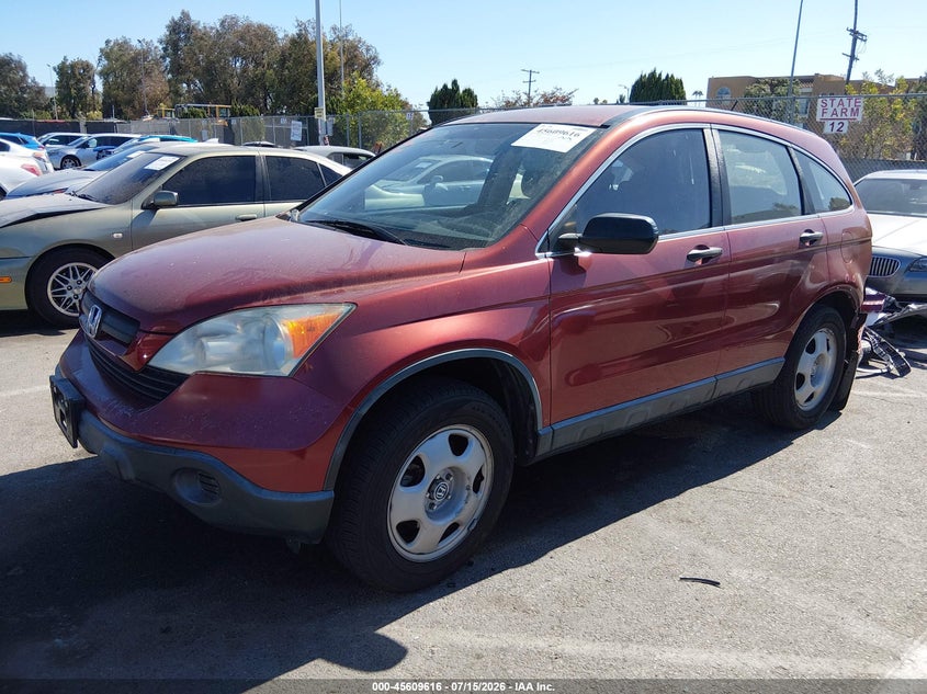 2007 Honda Cr-v VIN JHLRE38327C077585 IAAI salvage auction — REAR END, Salvage (California), sold $1,650 on 2026-07-30 (photo 2)