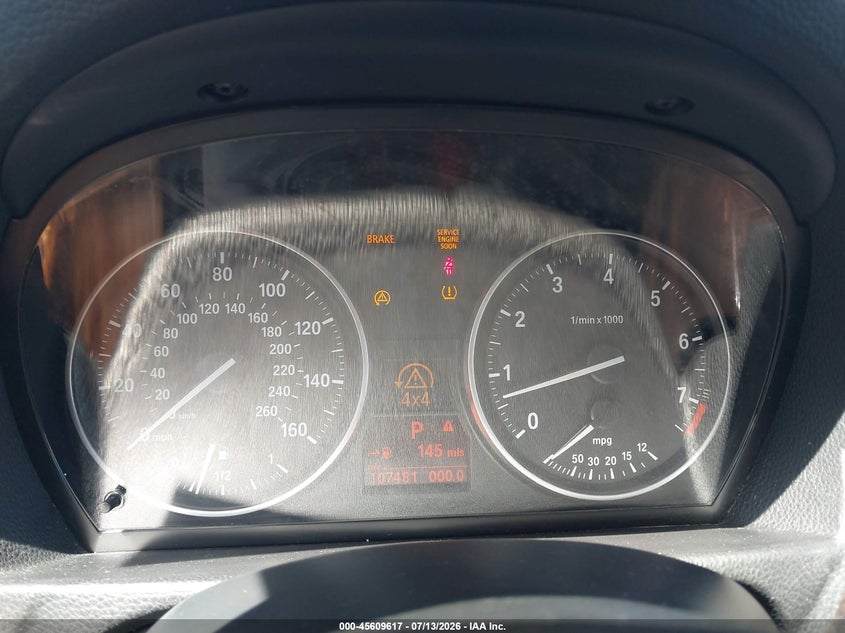 2009 BMW 3 series VIN WBAPK53589A509996 IAAI salvage auction — NORMAL WEAR, Peddle Clear Public-Restricted (Oregon), sold $1,450 on 2026-08-04 (photo 7)