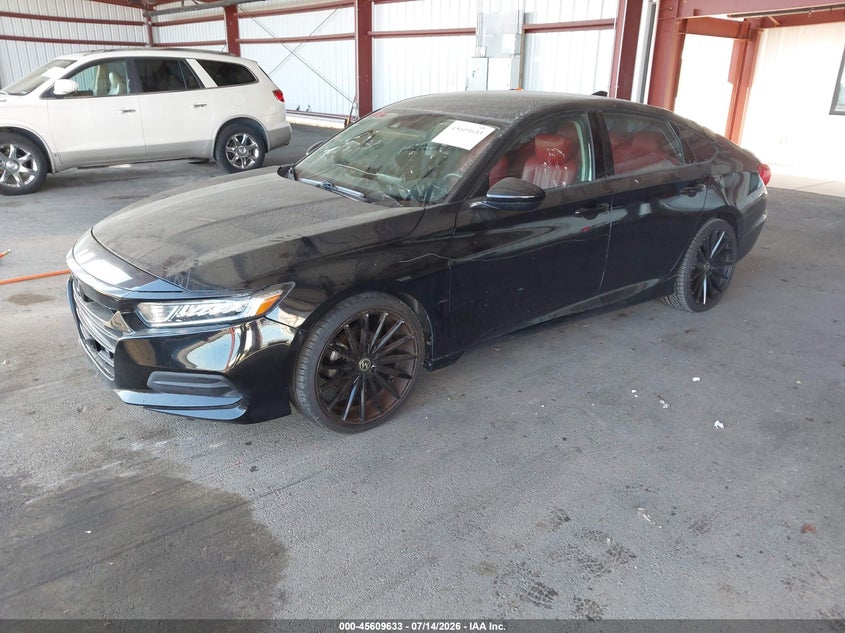2019 Honda Accord VIN 1HGCV1F13KA165155 IAAI salvage auction — REPOSSESSION, Salvage Title, sold $25 on 2026-09-28 (photo 2)