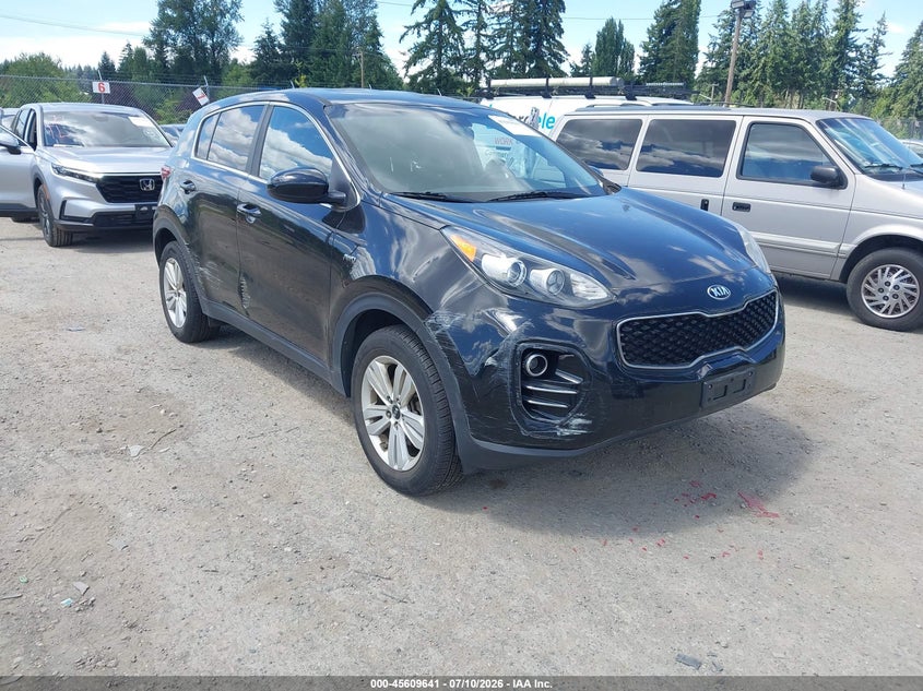 2017 Kia Sportage VIN KNDPMCAC9H7066305 IAAI salvage auction — NORMAL WEAR, Clear (Washington), sold $3,200 on 2026-07-15 (photo 1)