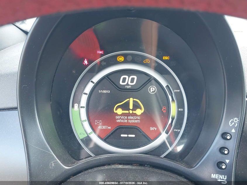 2014 Fiat 500e VIN 3C3CFFGE2ET175901 IAAI salvage auction — NORMAL WEAR, Clear (Washington), sold $775 on 2026-07-29 (photo 7)