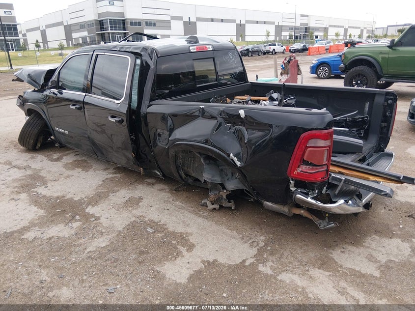 2019 Ram 1500 VIN 1C6SRFKTXKN595090 IAAI salvage auction — ROLLOVER, Salvage (Texas), sold $2,150 on 2026-08-22 (photo 3)