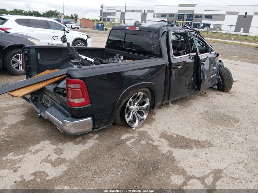 2019 Ram 1500 VIN 1C6SRFKTXKN595090 IAAI salvage auction — ROLLOVER, Salvage (Texas), sold $2,150 on 2026-08-22 (photo 4)