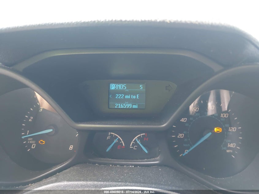 2015 Ford Transit connect VIN NM0GS9F76F1184877 IAAI salvage auction — FRONT END, Clear (North Carolina), sold $675 on 2026-07-23 (photo 7)