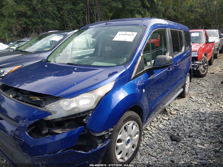 2015 Ford Transit connect VIN NM0GS9F76F1184877 IAAI salvage auction — FRONT END, Clear (North Carolina), sold $675 on 2026-07-23 (photo 2)