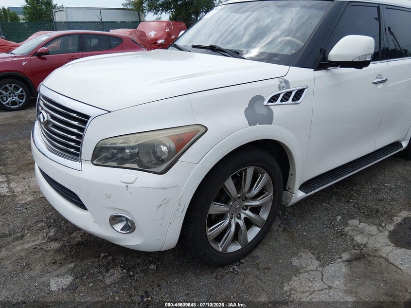 2011 Infiniti Qx56 VIN JN8AZ2NE4B9003318 IAAI salvage auction — NORMAL WEAR, Clear (Pennsylvania), sold $2,150 on 2026-07-17 (photo 6)