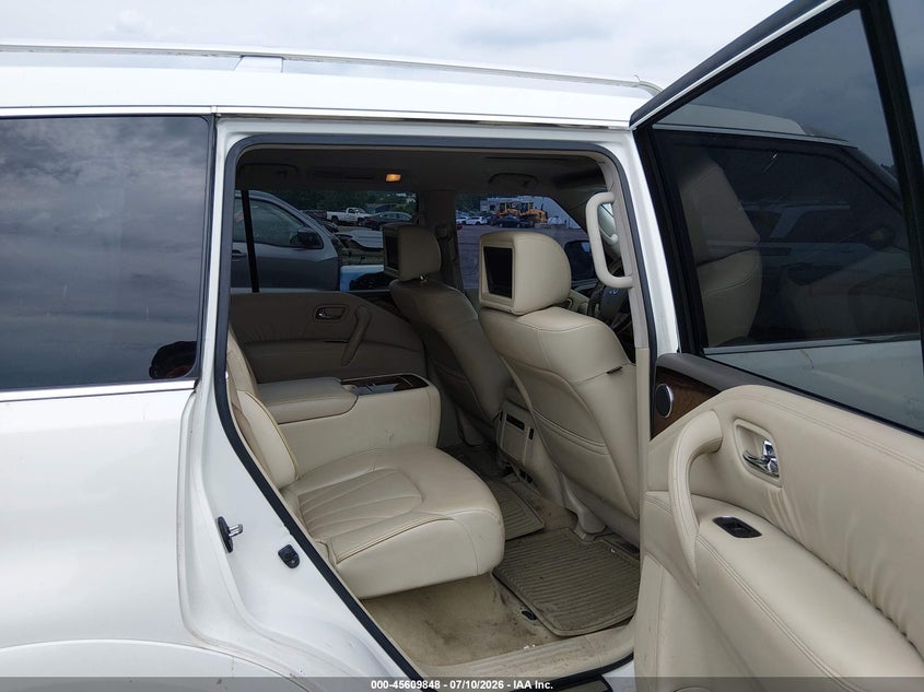 2011 Infiniti Qx56 VIN JN8AZ2NE4B9003318 IAAI salvage auction — NORMAL WEAR, Clear (Pennsylvania), sold $2,150 on 2026-07-17 (photo 8)