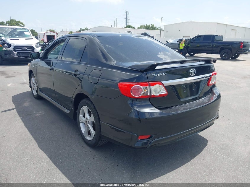 2011 Toyota Corolla VIN 5YFBU4EE8BP001866 IAAI salvage auction — RIGHT FRONT, Rebuildable (Florida), sold $1,850 on 2026-07-23 (photo 3)