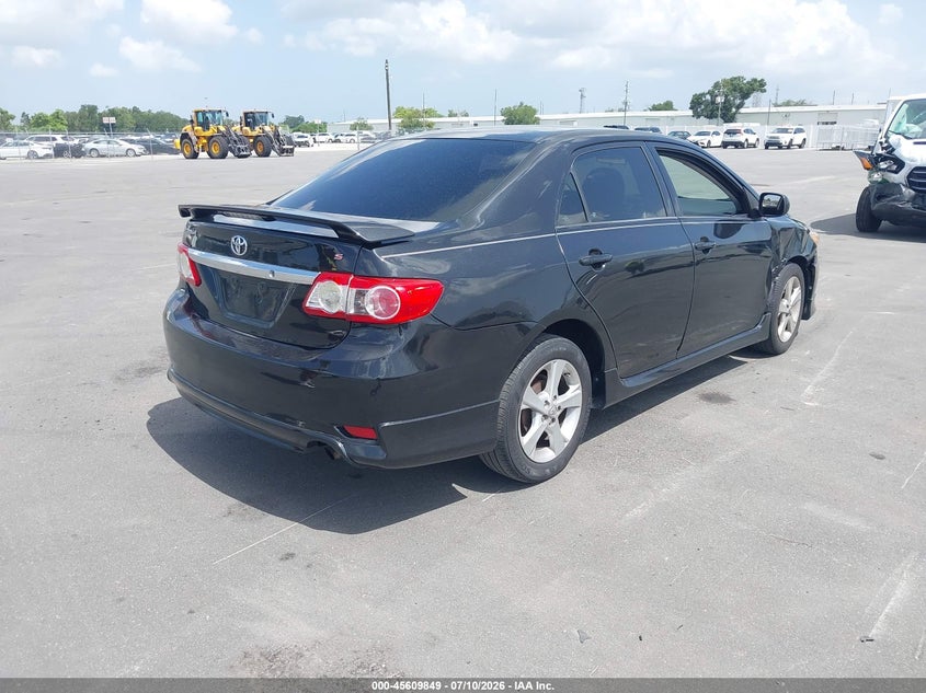 2011 Toyota Corolla VIN 5YFBU4EE8BP001866 IAAI salvage auction — RIGHT FRONT, Rebuildable (Florida), sold $1,850 on 2026-07-23 (photo 4)