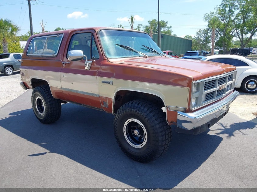 1983 Gmc Jimmy VIN 1G5EK18H4DF514413 IAAI salvage auction — NORMAL WEAR, Clear-Dealer Only (North Carolina), sold $8,600 on 2026-07-30 (photo 1)