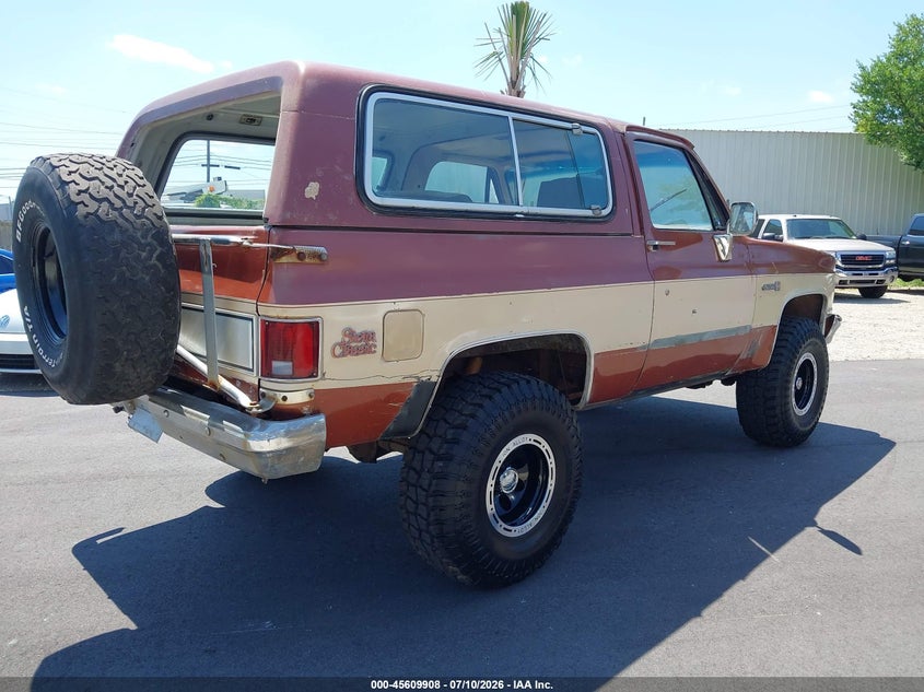 1983 Gmc Jimmy VIN 1G5EK18H4DF514413 IAAI salvage auction — NORMAL WEAR, Clear-Dealer Only (North Carolina), sold $8,600 on 2026-07-30 (photo 4)