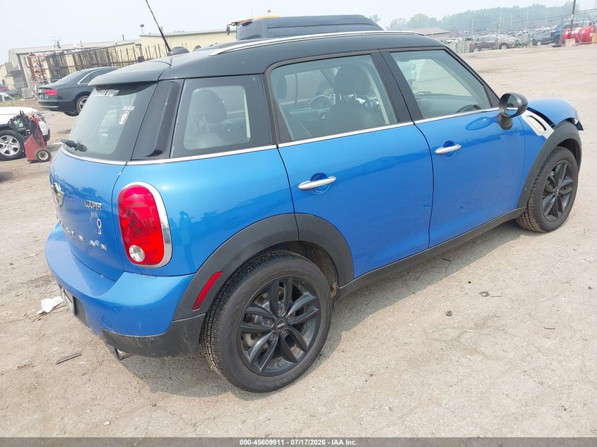 2014 Mini Countryman VIN WMWZB3C58EWR42115 IAAI salvage auction — FRONT END, Clear (Michigan), sold $1,050 on 2026-08-13 (photo 4)