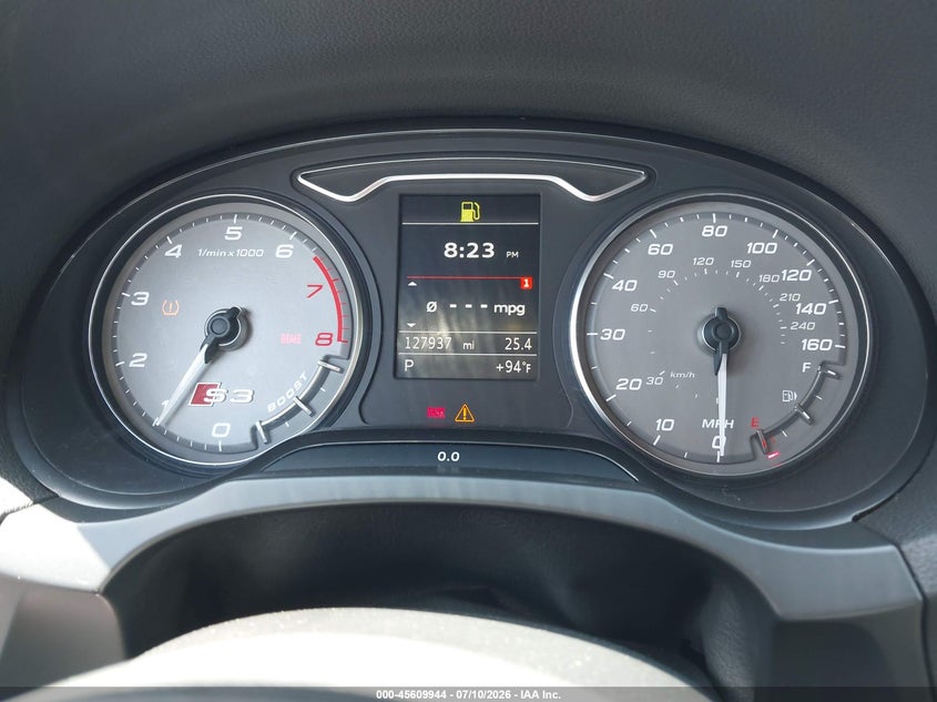 2015 Audi S3 VIN WAUBFGFFXF1108539 IAAI salvage auction — NORMAL WEAR, Salvage Title, sold $3,025 on 2026-07-27 (photo 7)