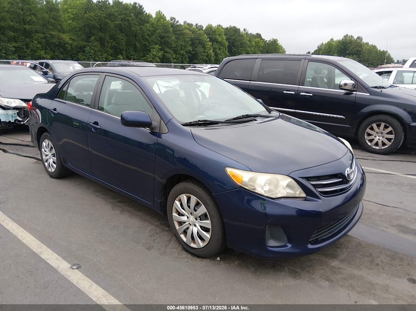 2013 Toyota Corolla VIN 5YFBU4EEXDP212411 IAAI salvage auction — NORMAL WEAR, Clear (North Carolina), sold $2,600 on 2026-07-16 (photo 1)