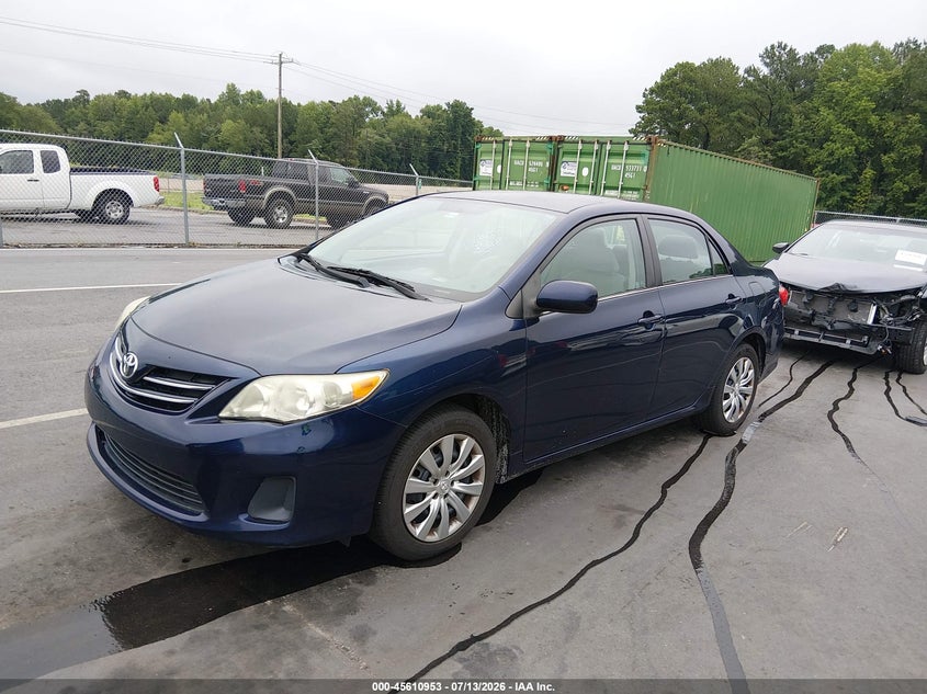 2013 Toyota Corolla VIN 5YFBU4EEXDP212411 IAAI salvage auction — NORMAL WEAR, Clear (North Carolina), sold $2,600 on 2026-07-16 (photo 2)