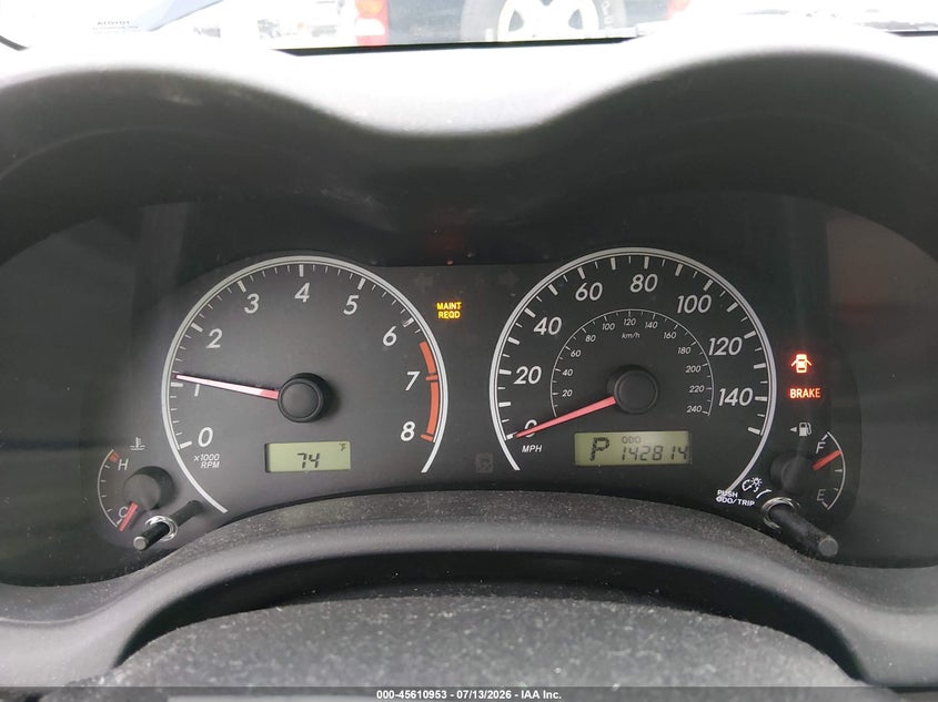 2013 Toyota Corolla VIN 5YFBU4EEXDP212411 IAAI salvage auction — NORMAL WEAR, Clear (North Carolina), sold $2,600 on 2026-07-16 (photo 7)